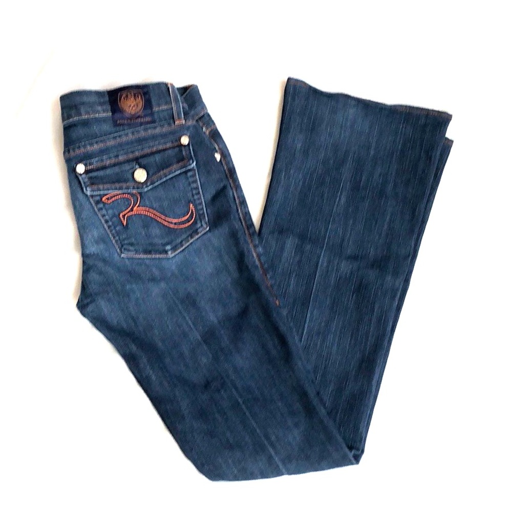 Rock & Republic Jeans with Orange/Copper Stitching